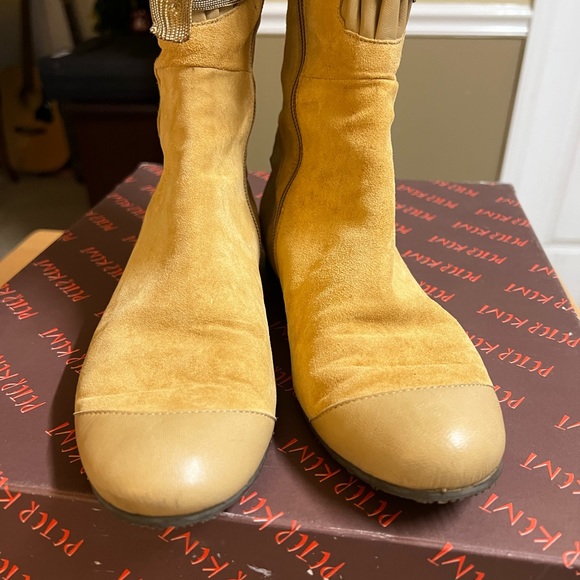 Anika Lace Boot Natural Khaki Crosta & Gorman 6.5 New in Box - Picture 4 of 13